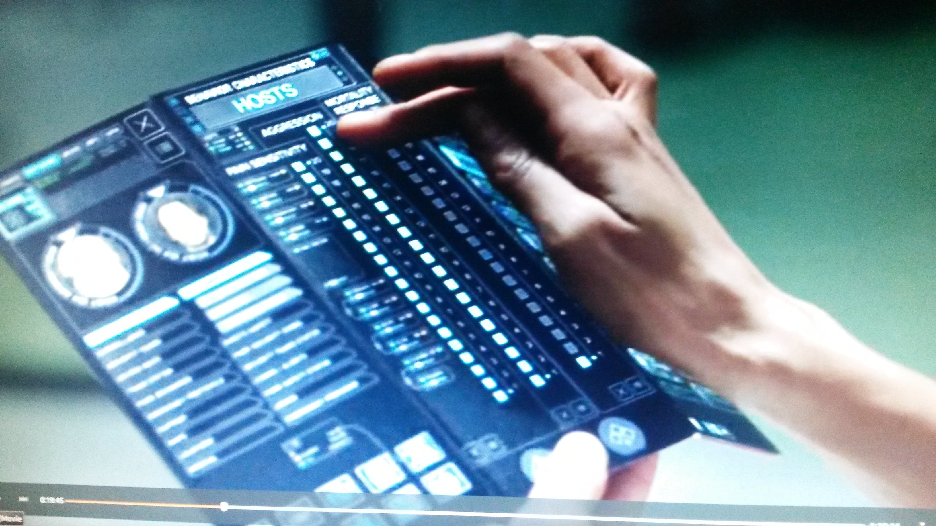 Screenshot of Linear Fader in Westworld